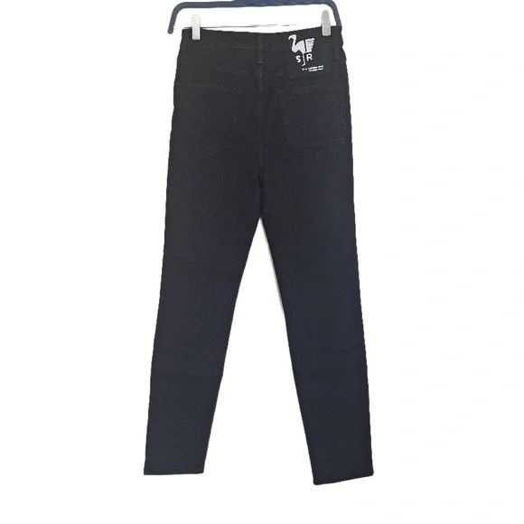 SANDRINE ROSE Free People Black High Rise Denim Casual Denim Jeans Pants Size 28 - Picture 5 of 8